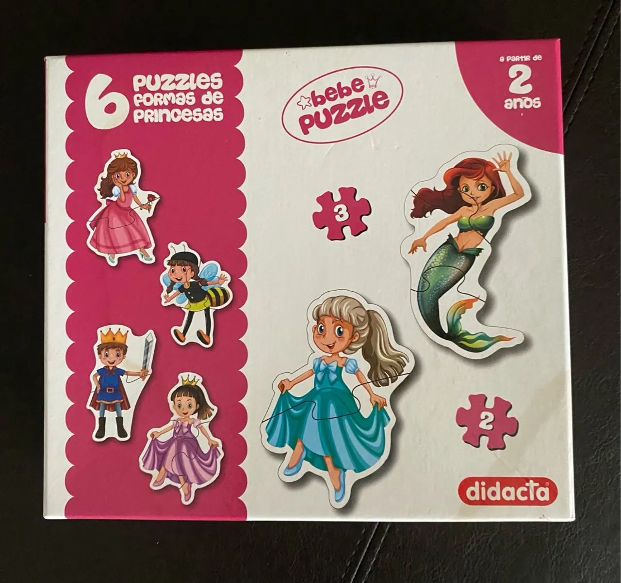 Quebra-cabeças em formato de princesa x 6 - Didacta