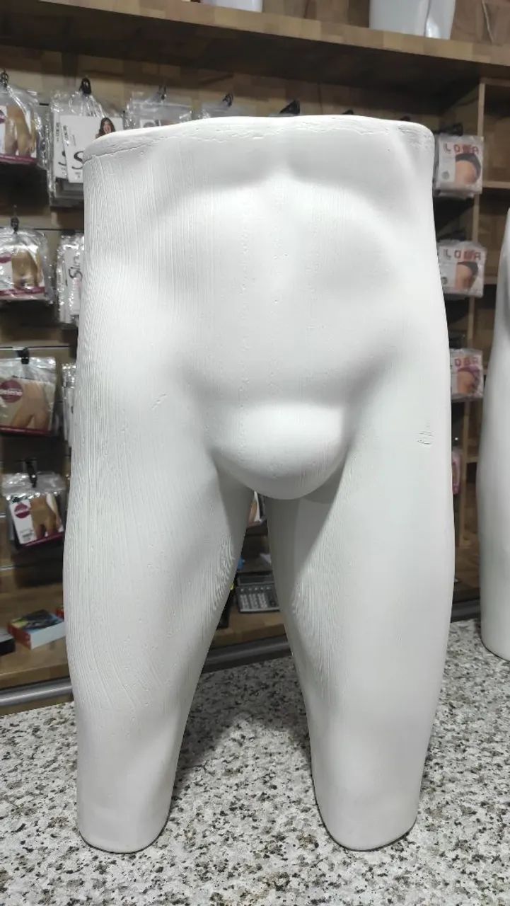 Manequim Masculino para cueca tradicional ou Boxer, samba canção, bermuda e short