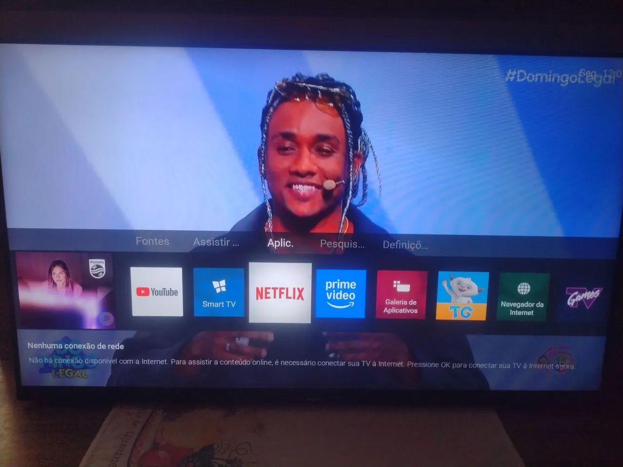 Vendo tv PHILIPS 50 polegadas SMart - Foto 2