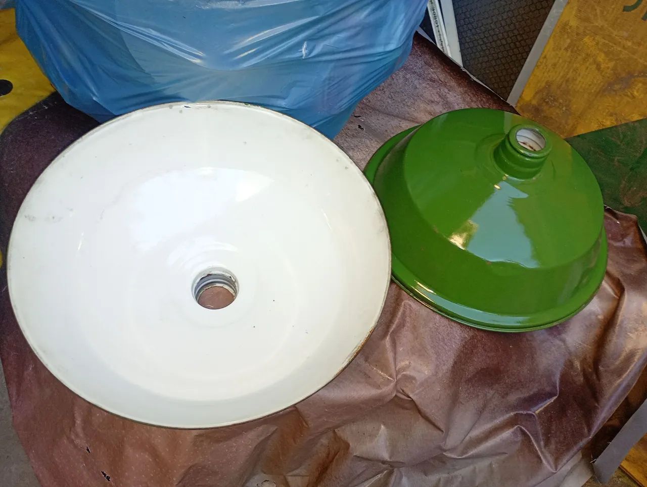 Cúpula  e lustres antigos  decoração e coleção  - Foto 2