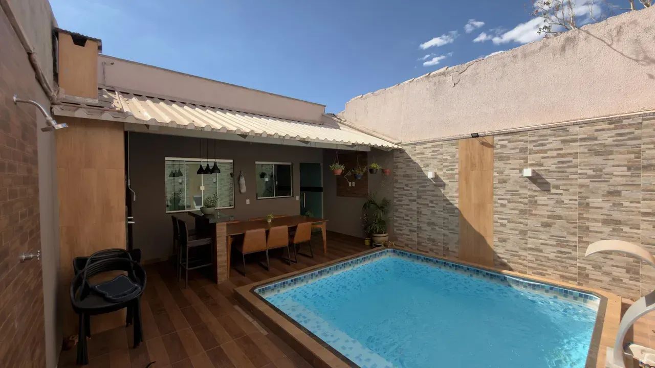 Casa 3Q com suíte e piscina no Jardim Mariliza - Foto 3