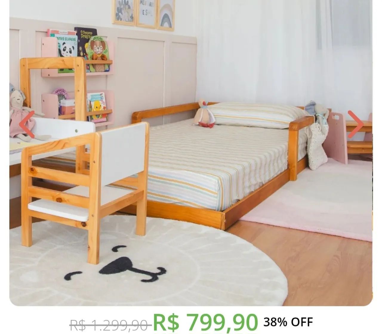 Ca montessoriana com mini pé  - Foto 5