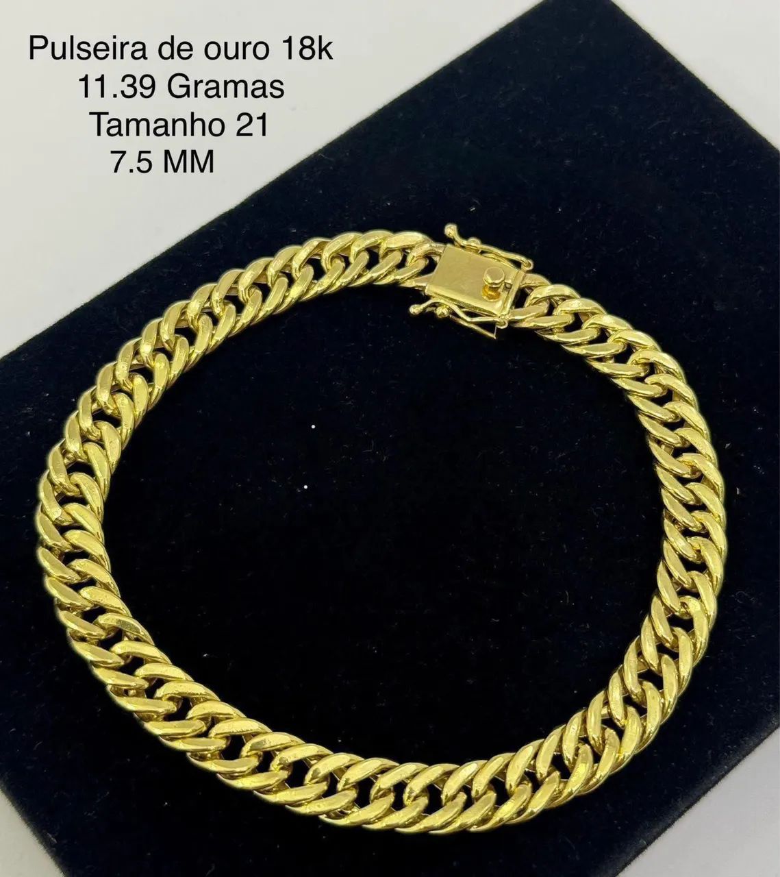 Pulseiras de ouro 18k  R$550 a Grama - Foto 2