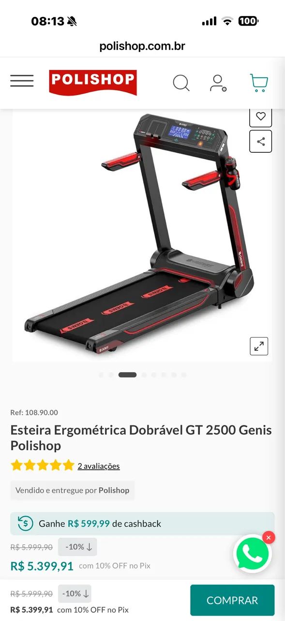 Esteira GT 2500 - Foto 3