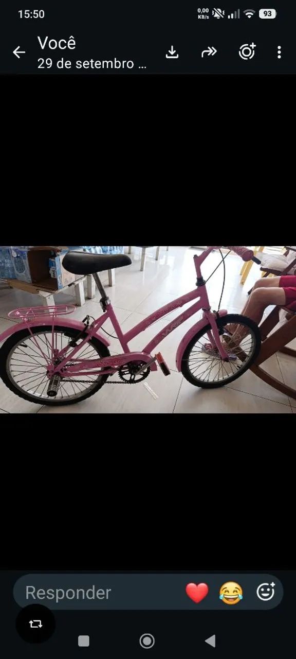 Bicicleta rosa ? semi nova  - Foto 3