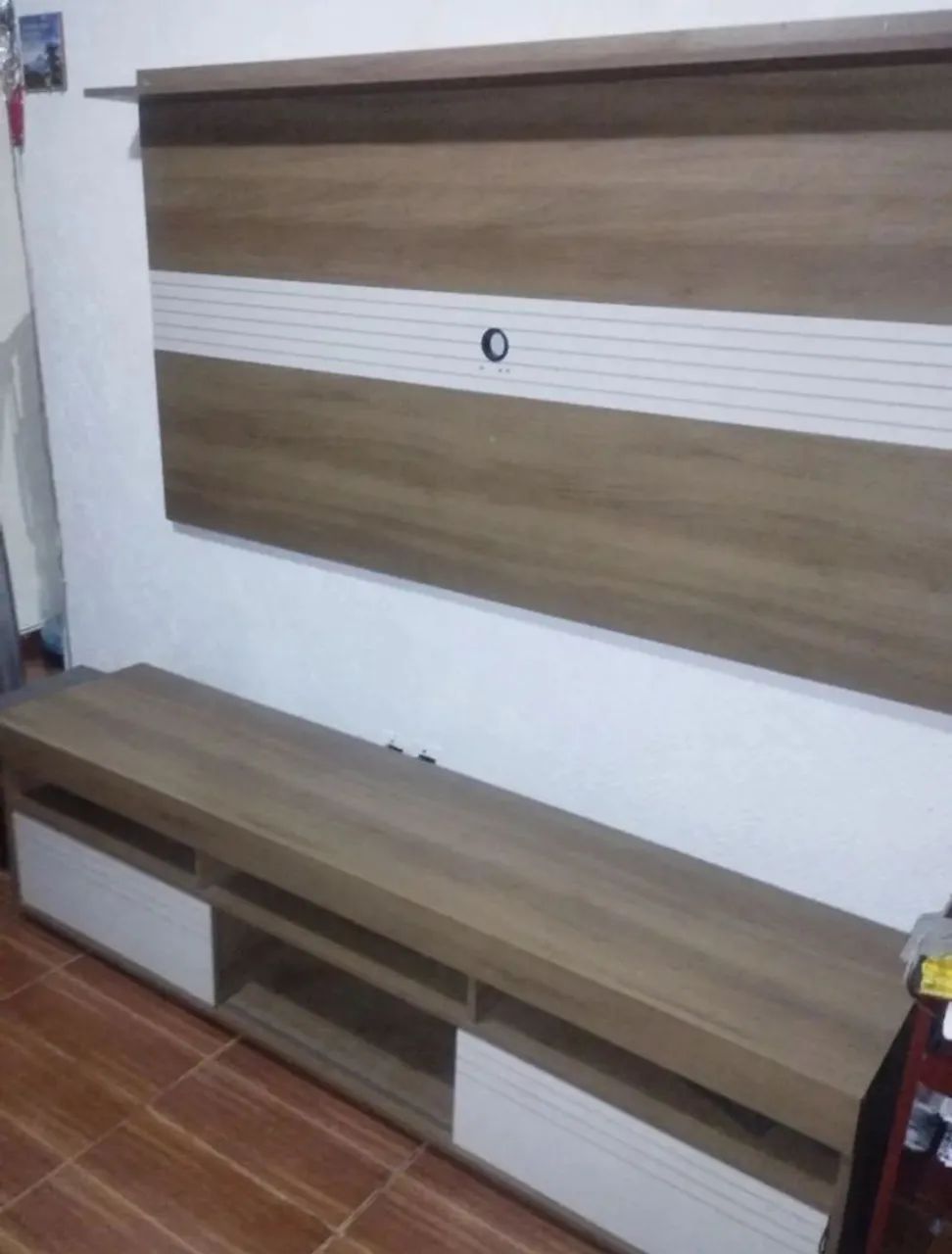 Rack com painel para tv de até 65 polegadas  - Foto 2