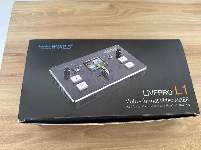 Mesa De Corte Switcher De Vídeo Mixer Feelworld Livepro L1