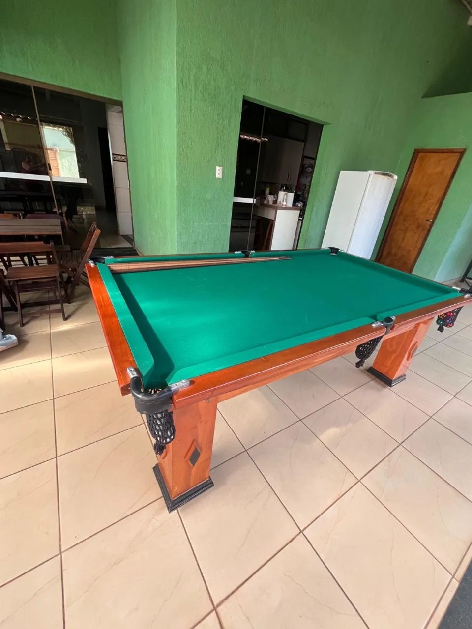 Mesa de Sinuca Seminova completa  - Foto 2