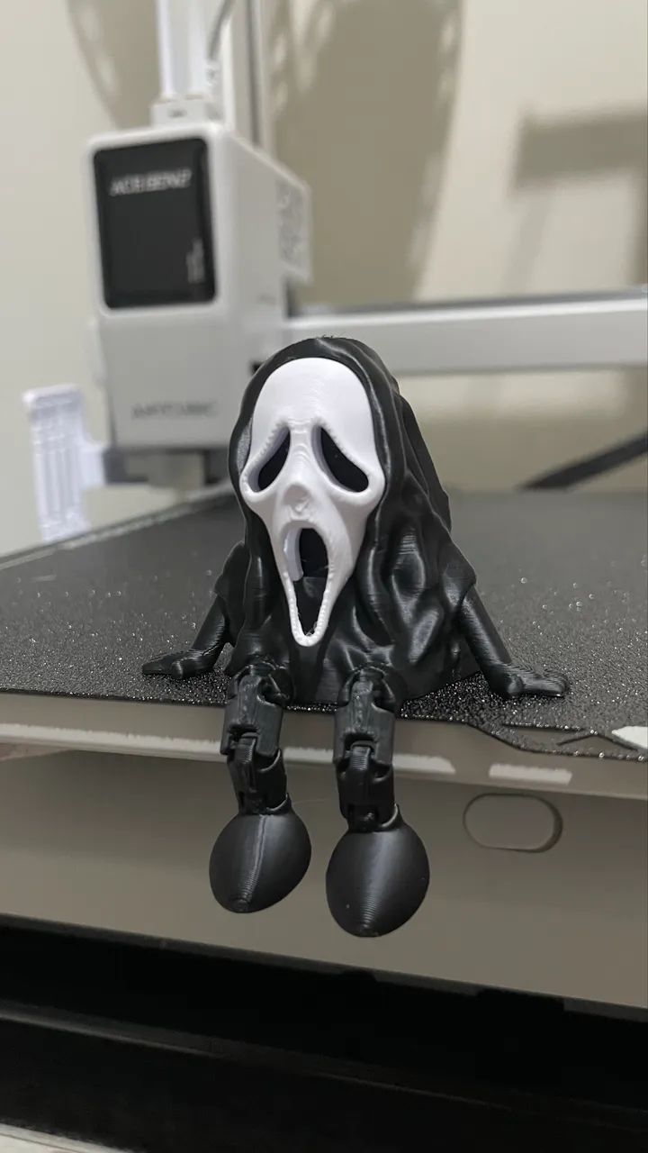 Ghostface articulado sentado - Miniatura 3D - Foto 2