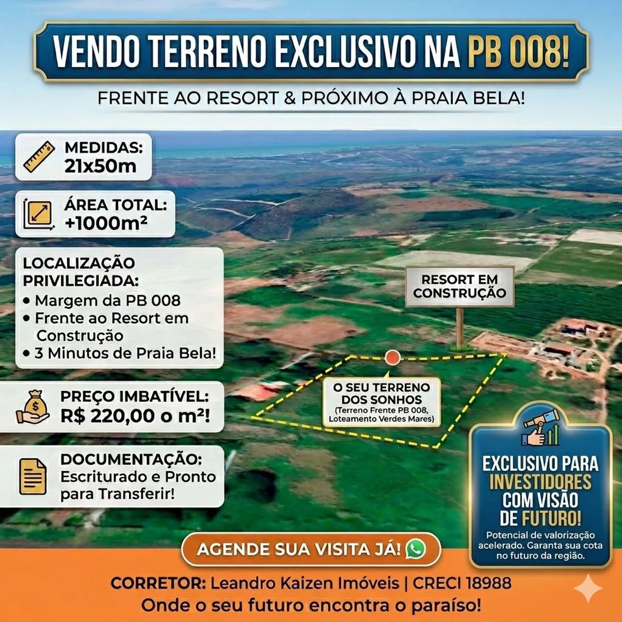 Oportunidades Praia Bela Paraíba  - Foto 6