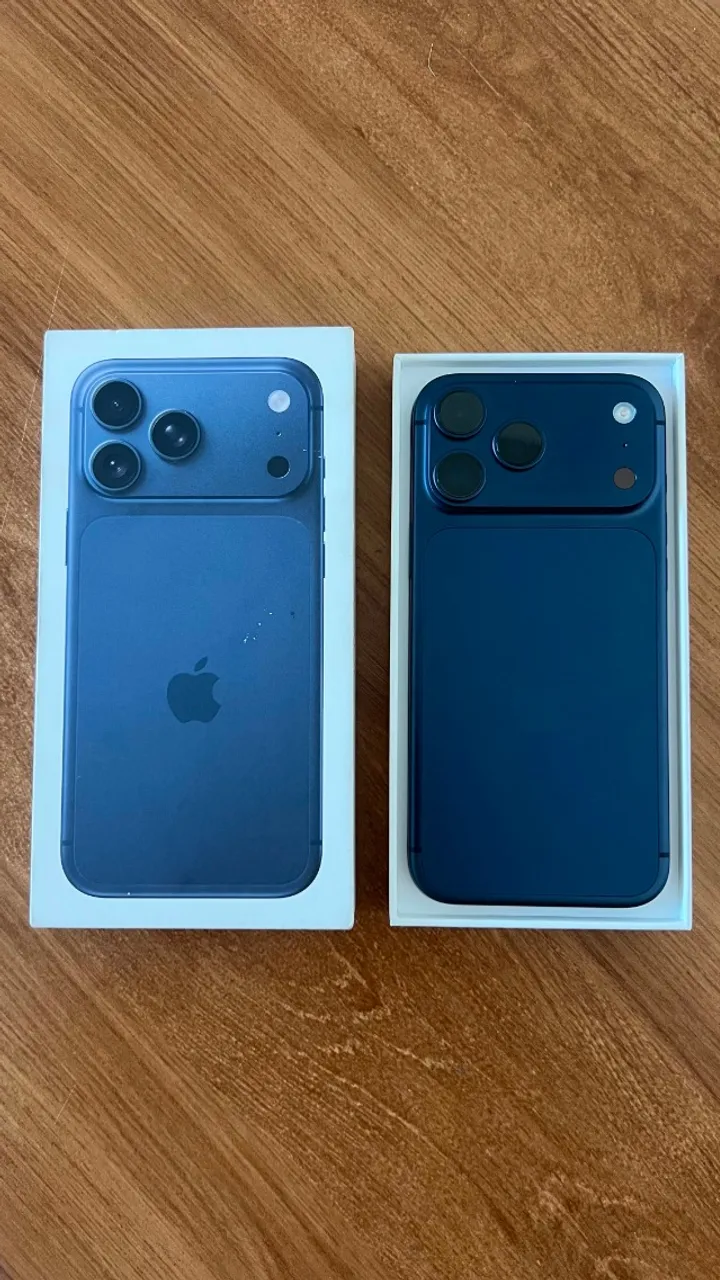 iPhone 17 Pro Max 256GB Deep Blue - Americano - Com Caixa