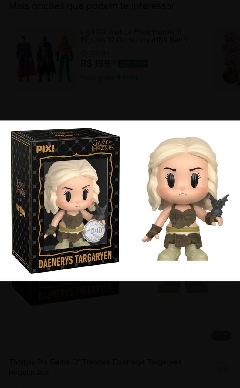 Action Figures Thrilljoy Pix Daenerys Targaryen (Regular)