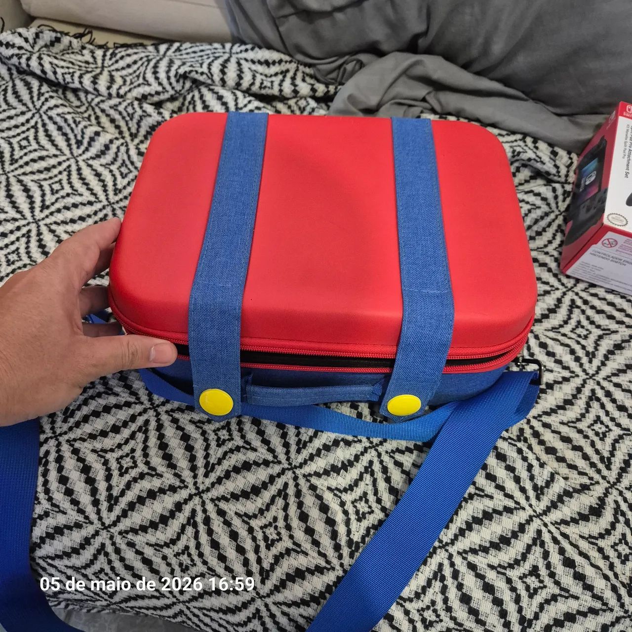 Bolsa case Nintendo switch oled Mario Bros - Foto 2