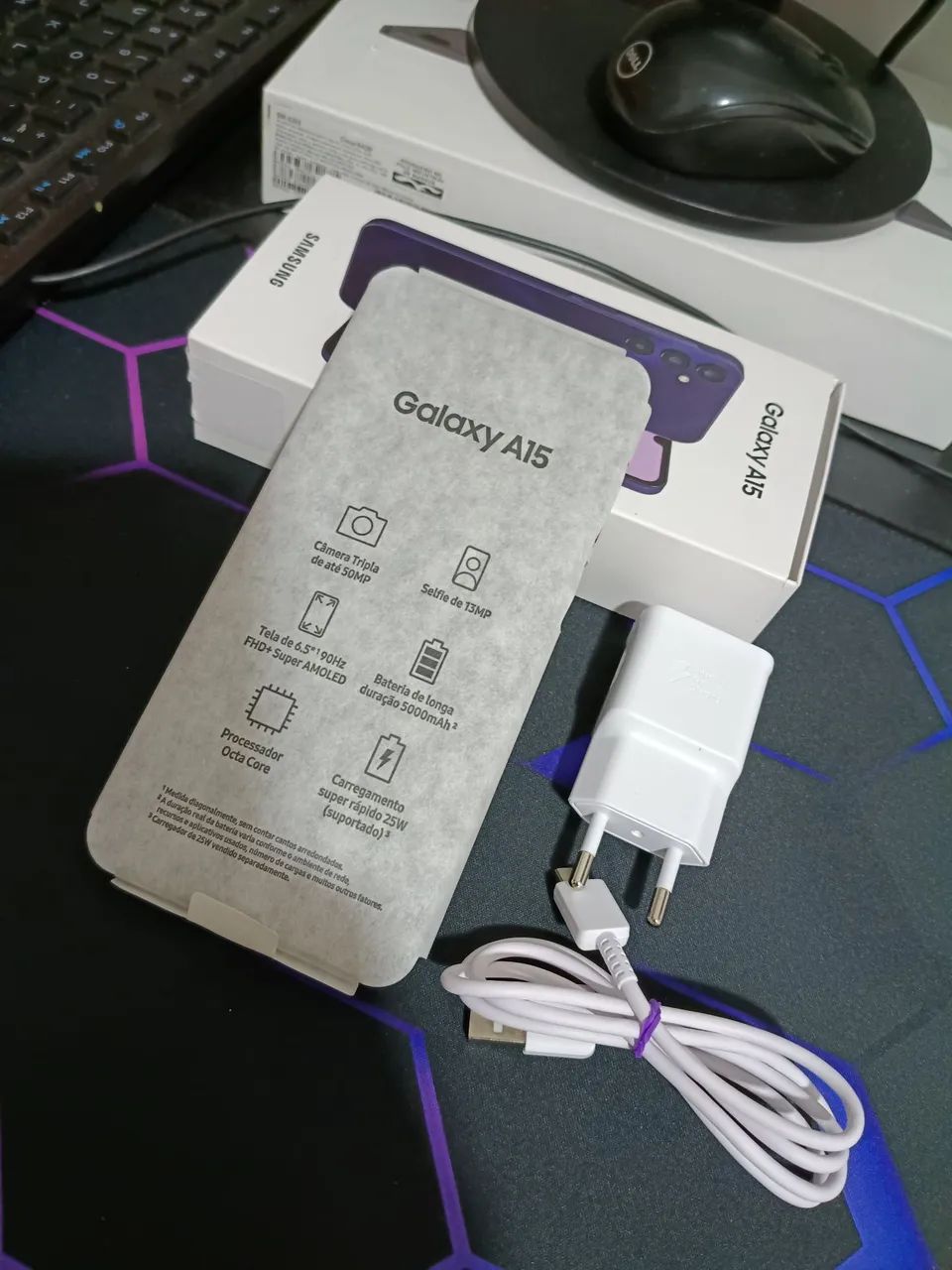 CELULAR SAMSUNG A15 128GB COMPLETO - Foto 2