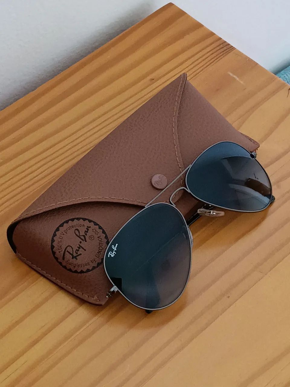 Óculos Ray-ban aviator gradient Impecável - Foto 3