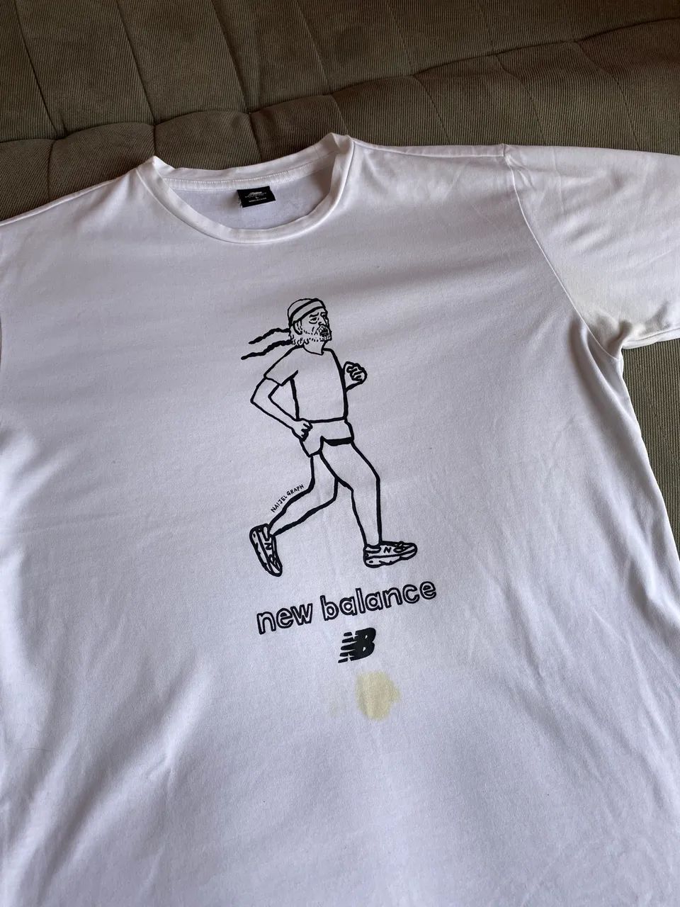 Camiseta New Balance Branca  - Foto 2