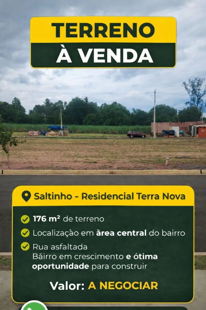 Terreno em saltinho 