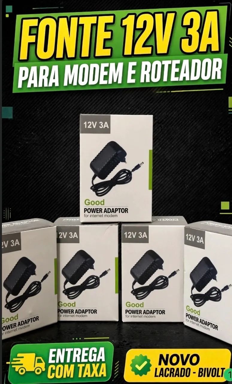 Fonte 12v 3A 