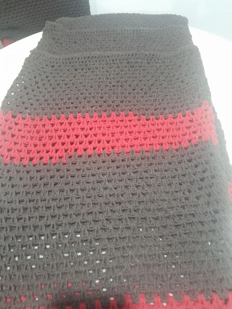 Capa de mesa de croche - Foto 4