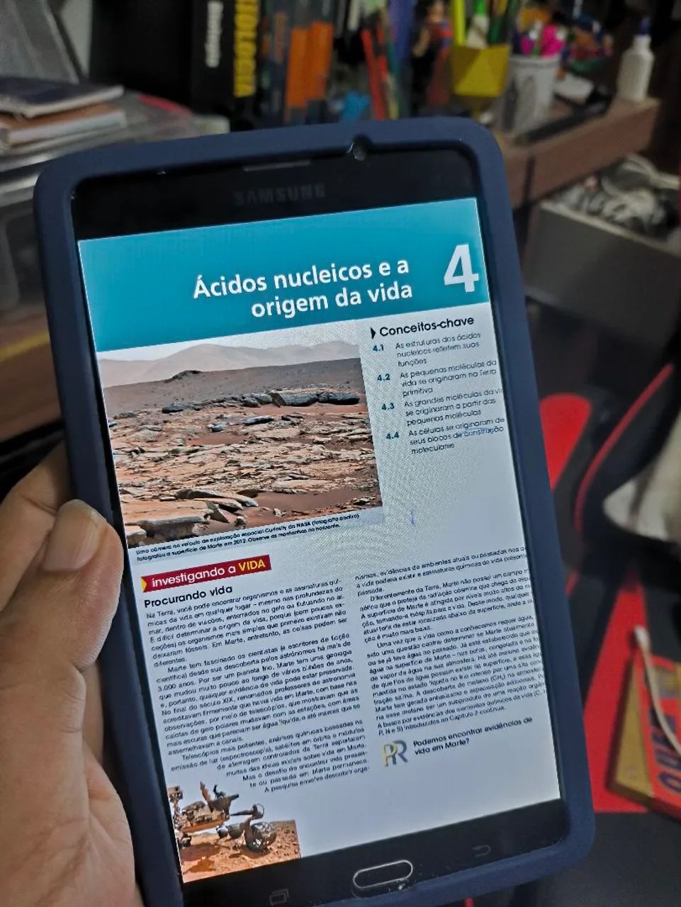 Tablet Samsung Tab A - Com teclado, capinha, película e mouse  - Foto 3