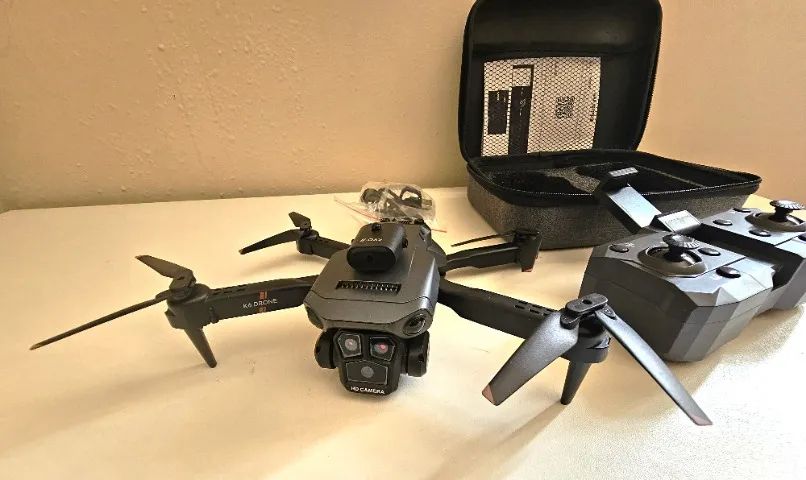 Drone FPV em Tempo Real Novo e Completo na Caixa - Foto 3