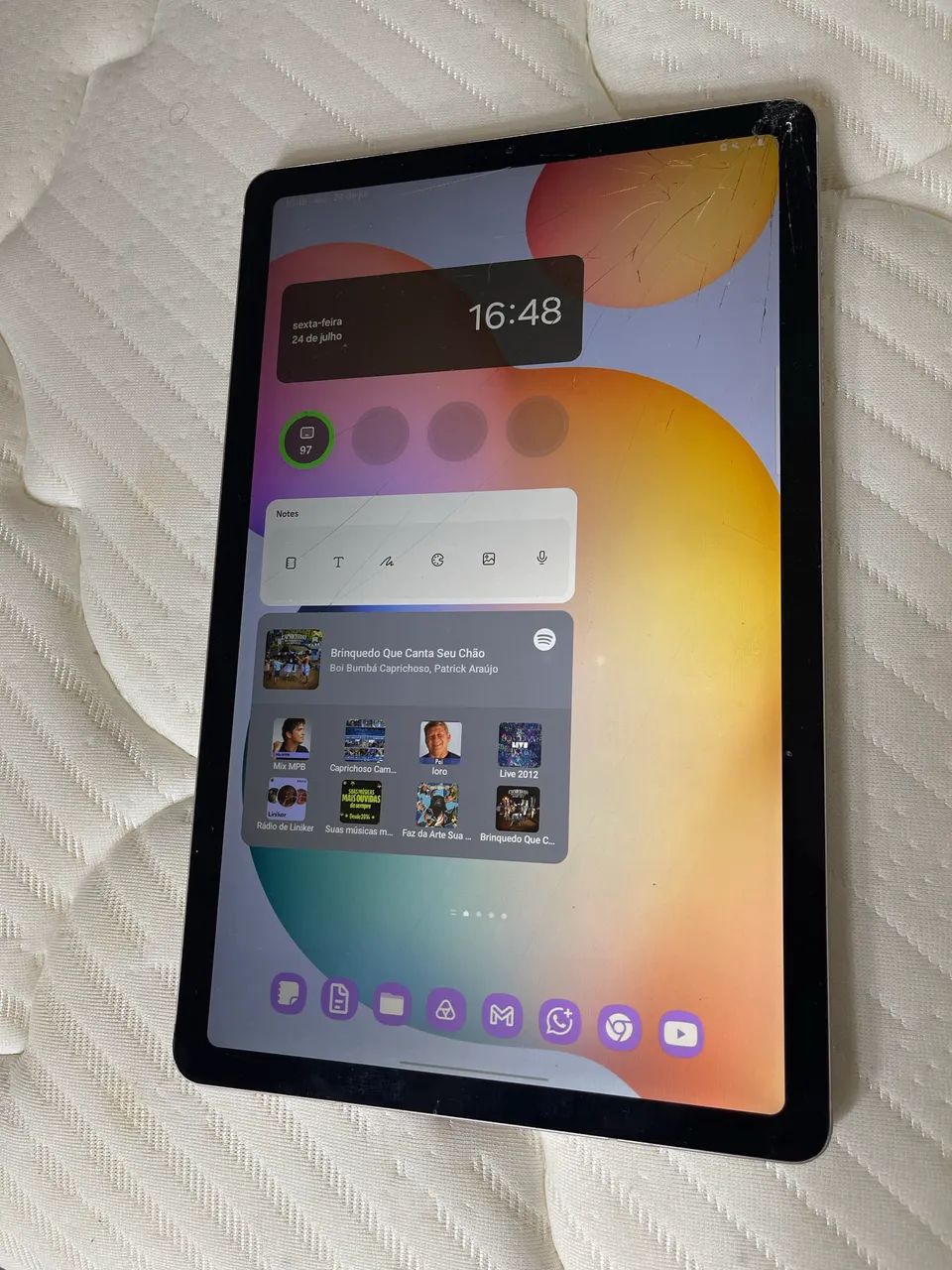 Galaxy Tab S6 Lite sem caneta. + teclado e mouse - Foto 5