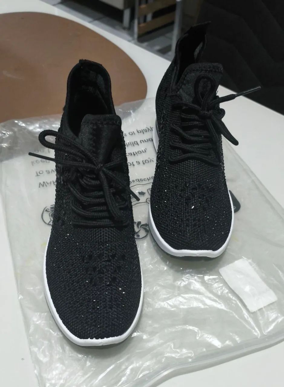 Tênis feminino strass.  - Foto 3
