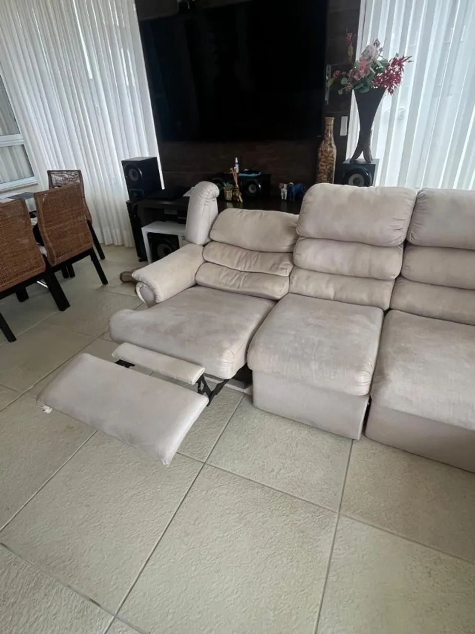 Sofá de Canto em L - 4,20 m - Confortável e Reclinável - Foto 3
