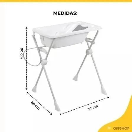 Banheira com suporte e assento redutor - Foto 3