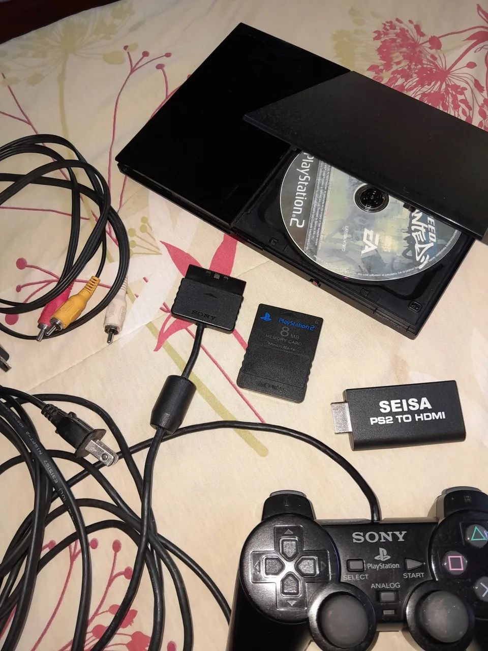 Ps2 slim preto usado Playstation Slim - Foto 3