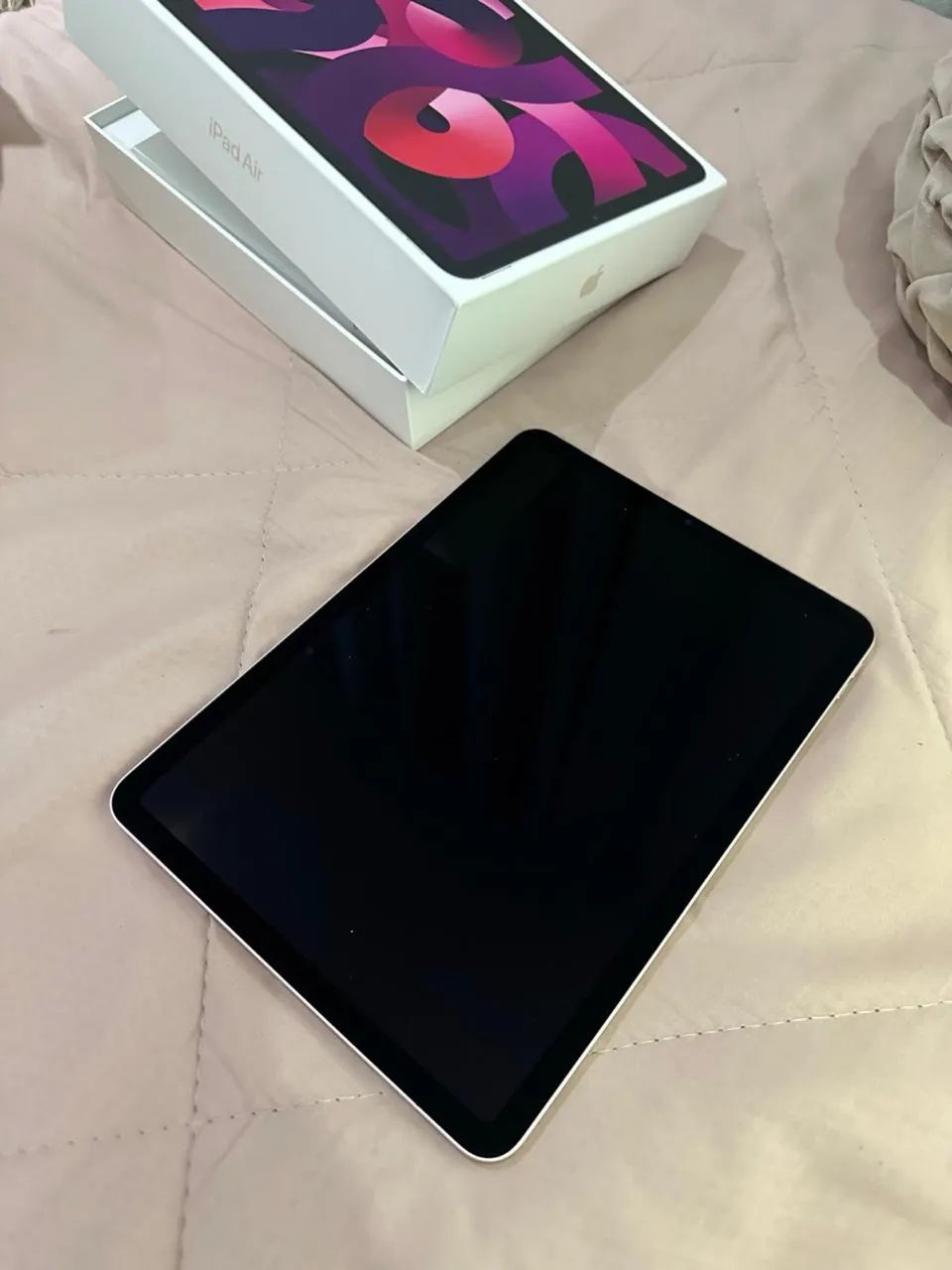 Ipad Air 5ª Geração 10,9 Polegadas 64gb - Ouro Rosa e Apple Pencil 2° geração Branco
