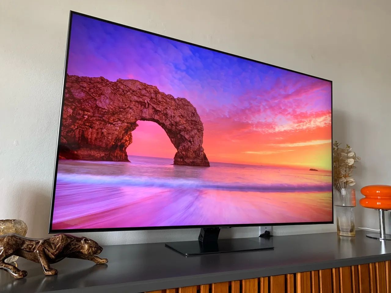 Smart TV Samsung Q80T 55 polegadas - Foto 3