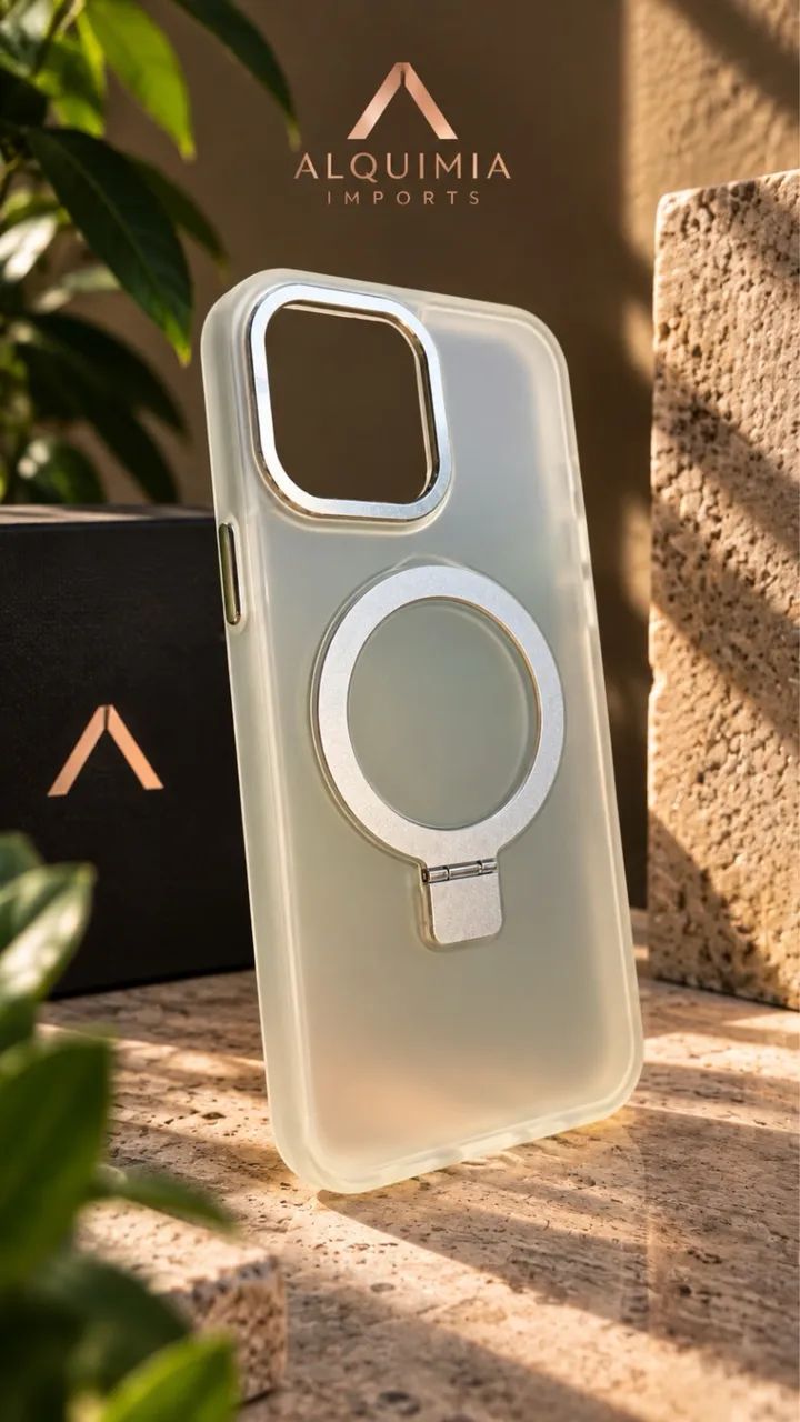 CASE IPHONE COM SUPORTE PARA DESCANSO 