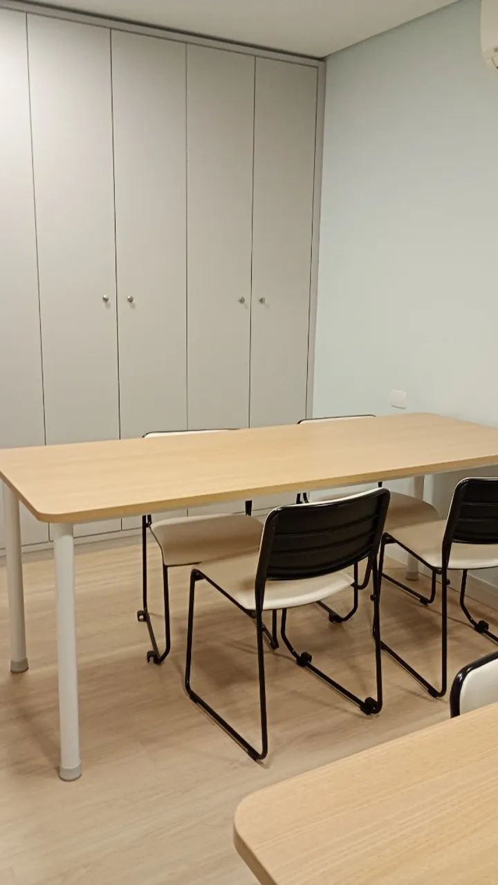 BANCADA MAKER CÓD.2807.1 ACAB.: CARVALHO MALVA / PÉ BRANCO - 0,80 x 2,0 