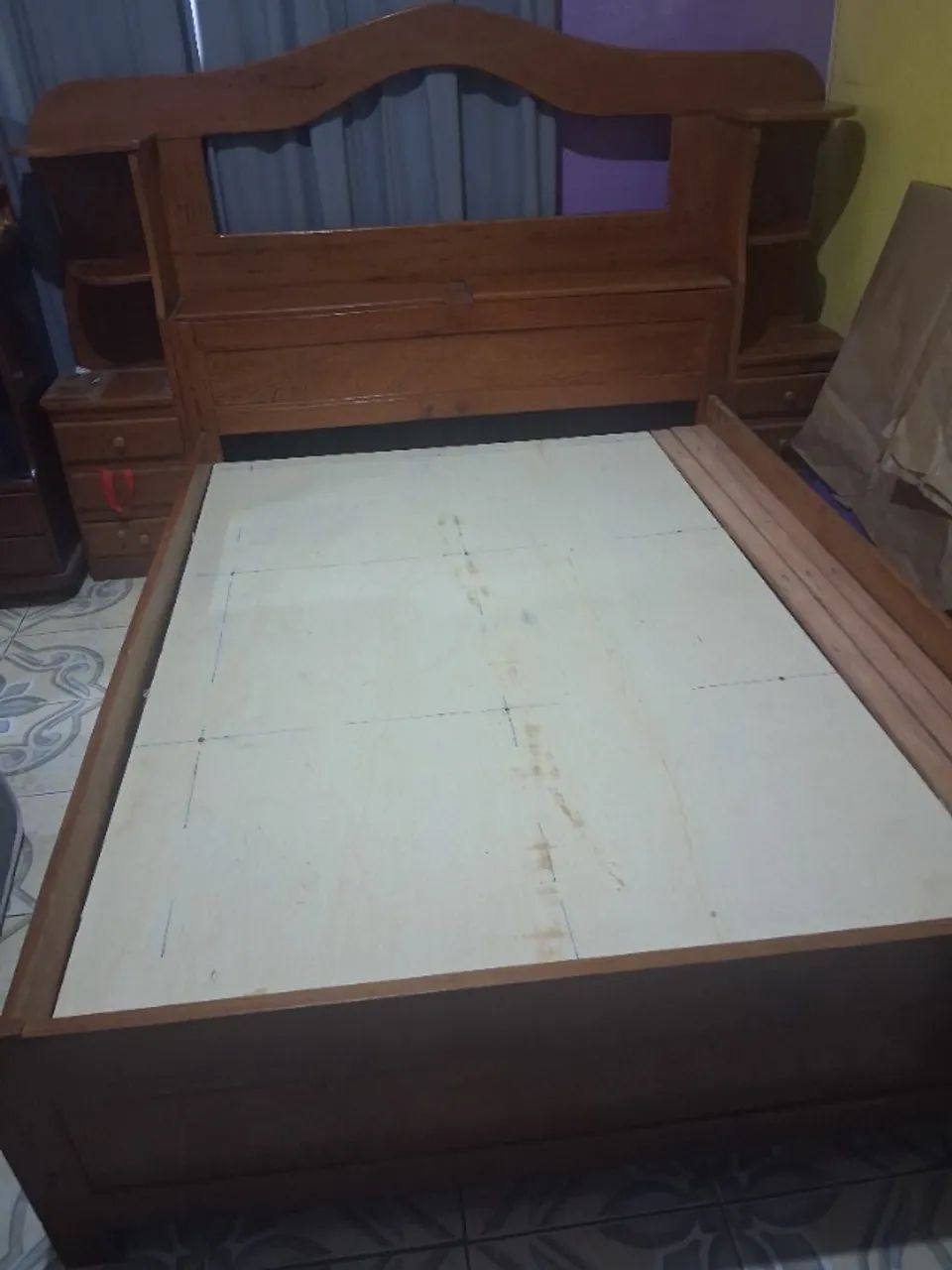 Cama casal de madeira  - Foto 2