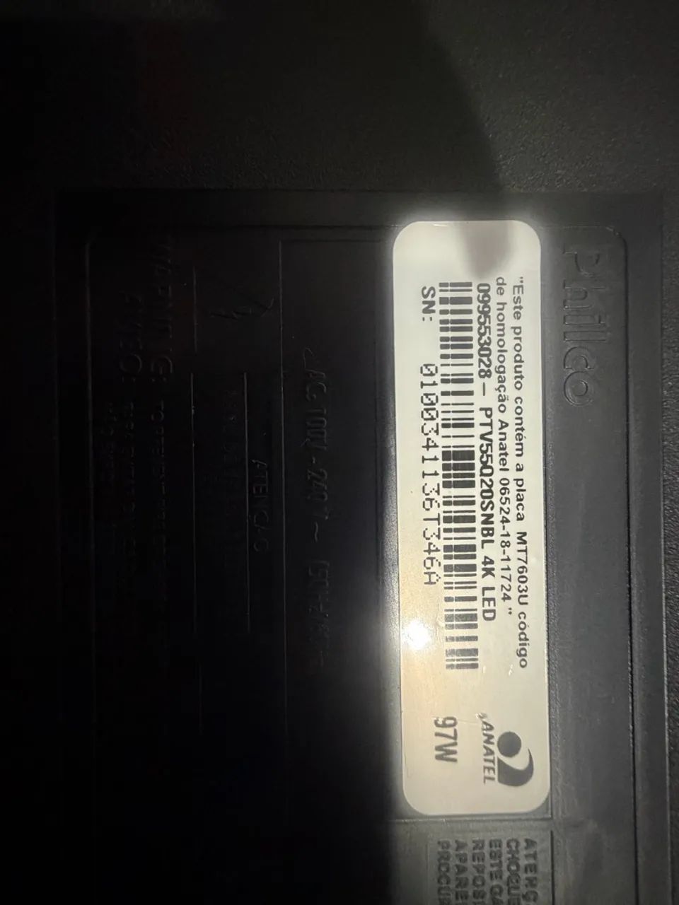 Vende-se Smart TV 55 polegadas danificada - Foto 3