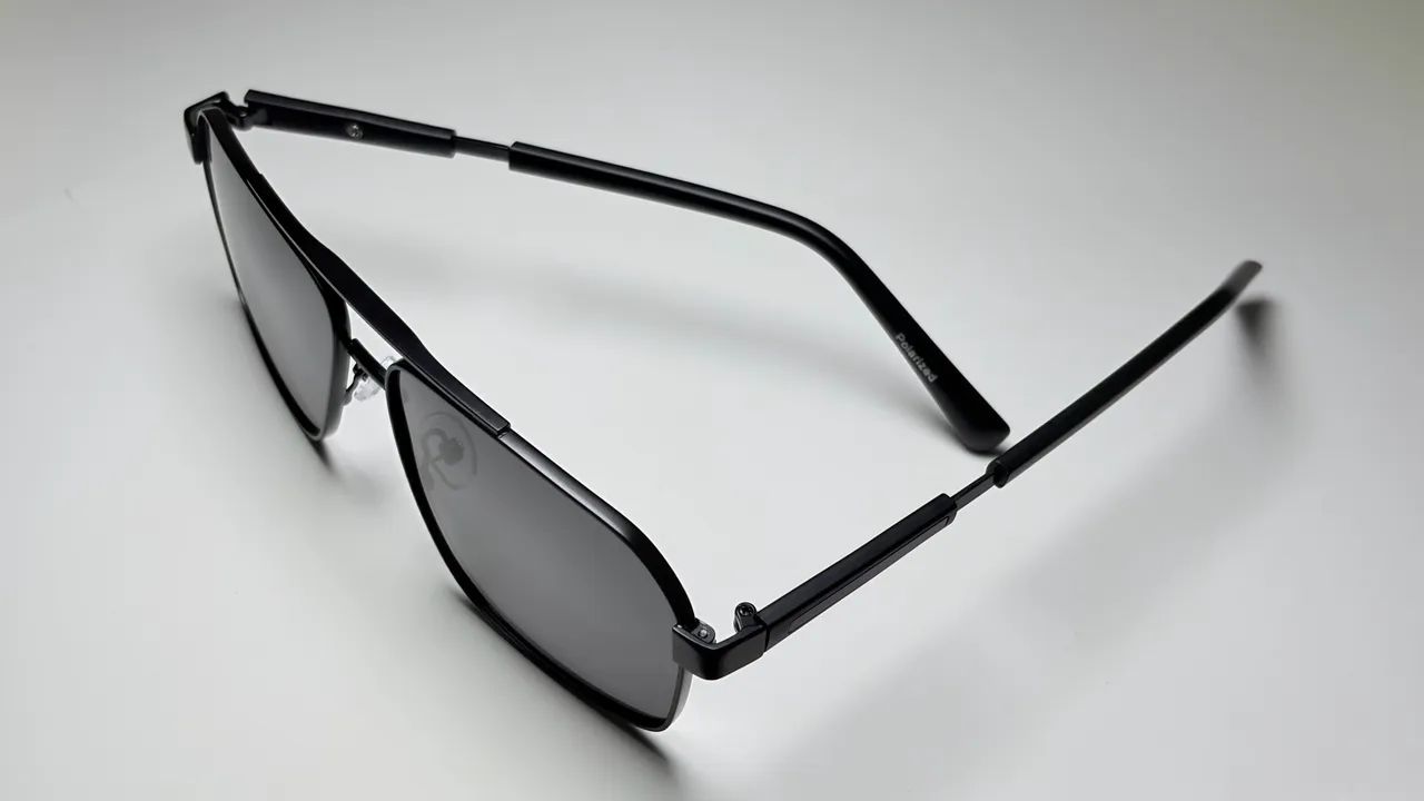 Óculos de Sol Masculino polarizado - Preto p | Design Moderno e Sofisticado - Foto 2