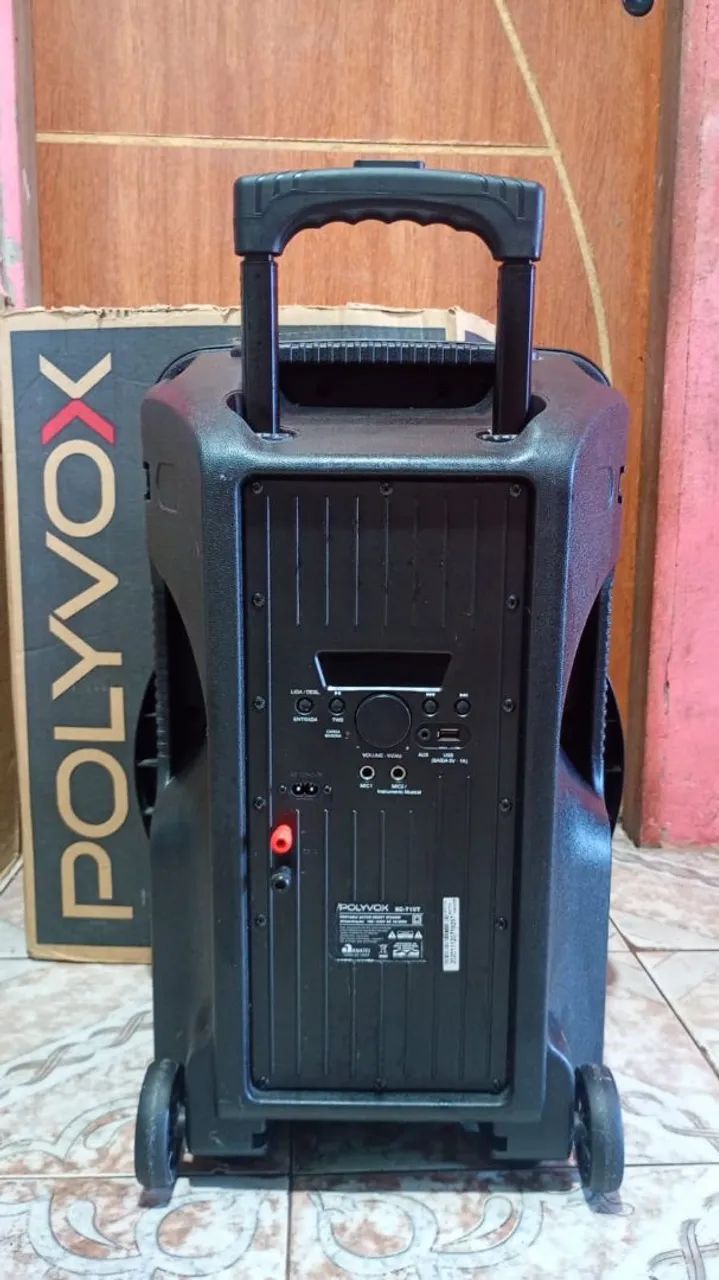 Vendo caixa de som, Polyvox XC- 715 T - Foto 3