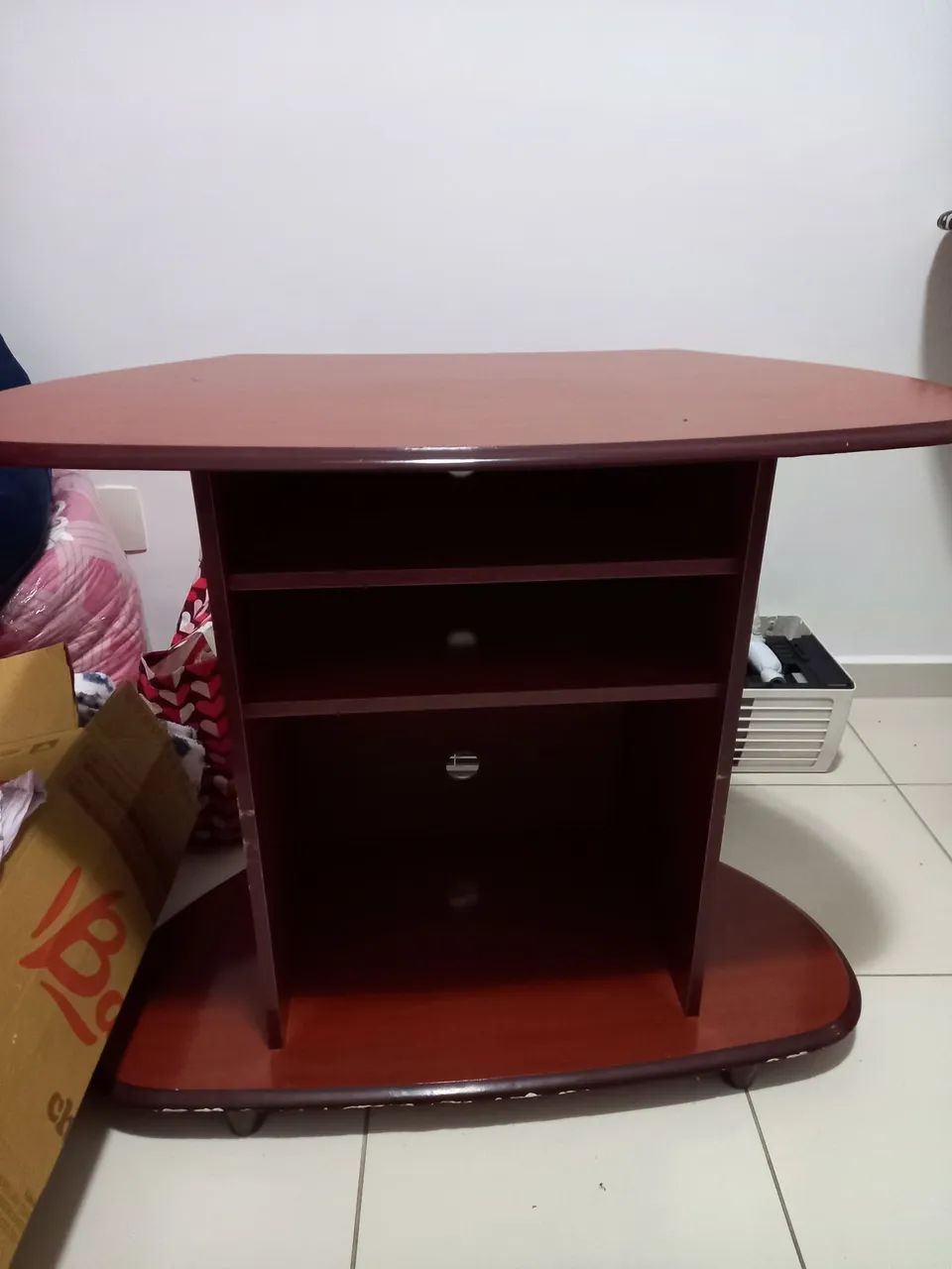 Wooden CD Rack with CD Door