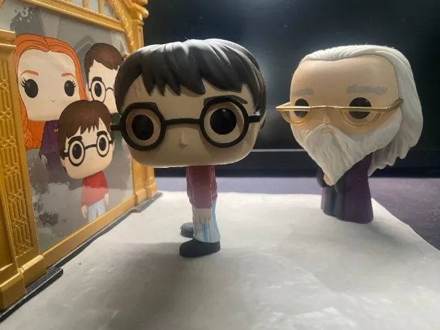 Funko Moments: Harry & Dumbledore com o Espelho de Ojesed - Foto 3