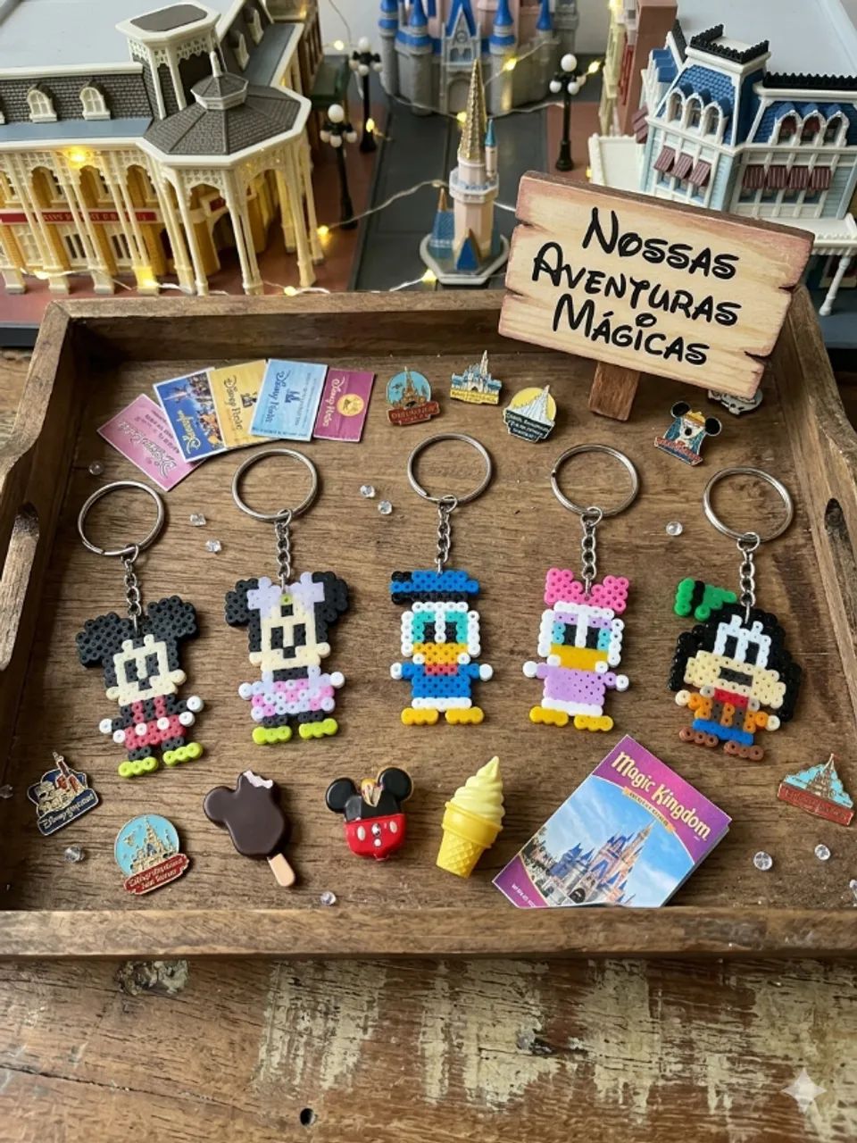 Chaveiro Hama Beads 