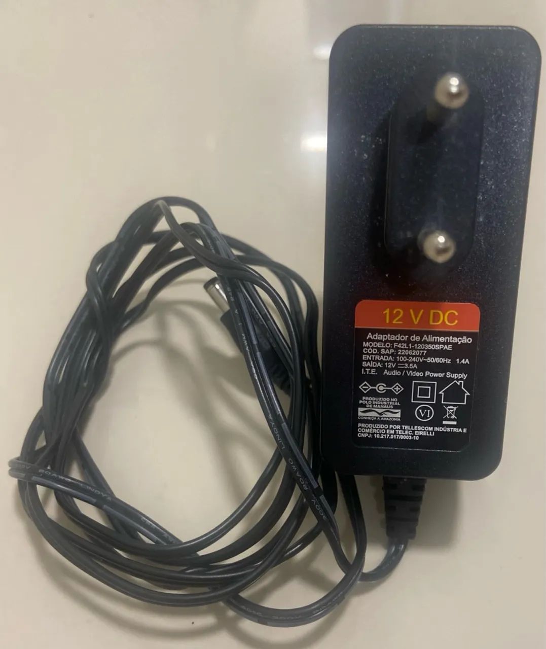 Fonte 12v 2.5A e Cabos HDMI / Audio - Foto 2