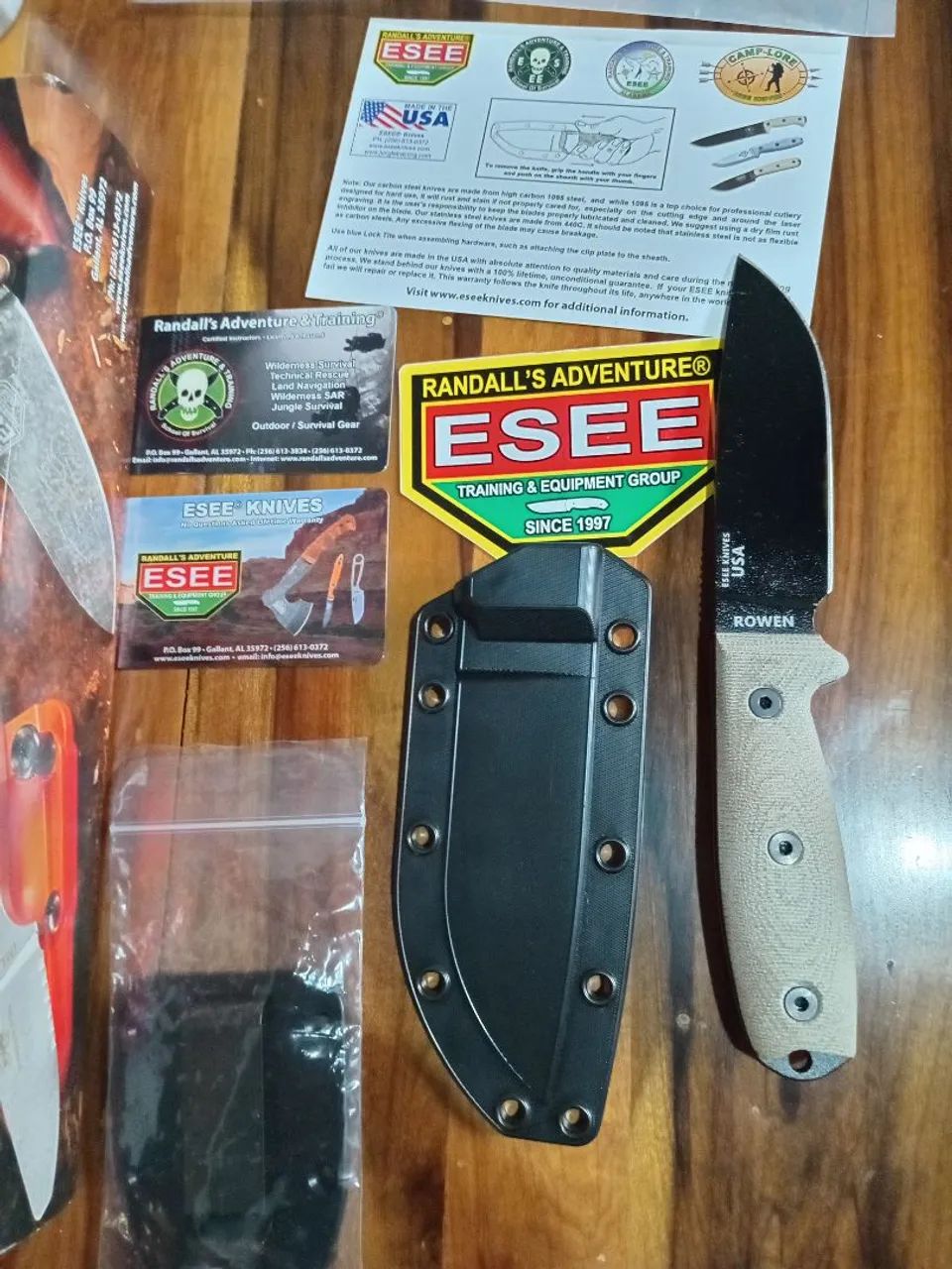 Faca ESEE 4 3D USA sobrevivência camping edc - Foto 2