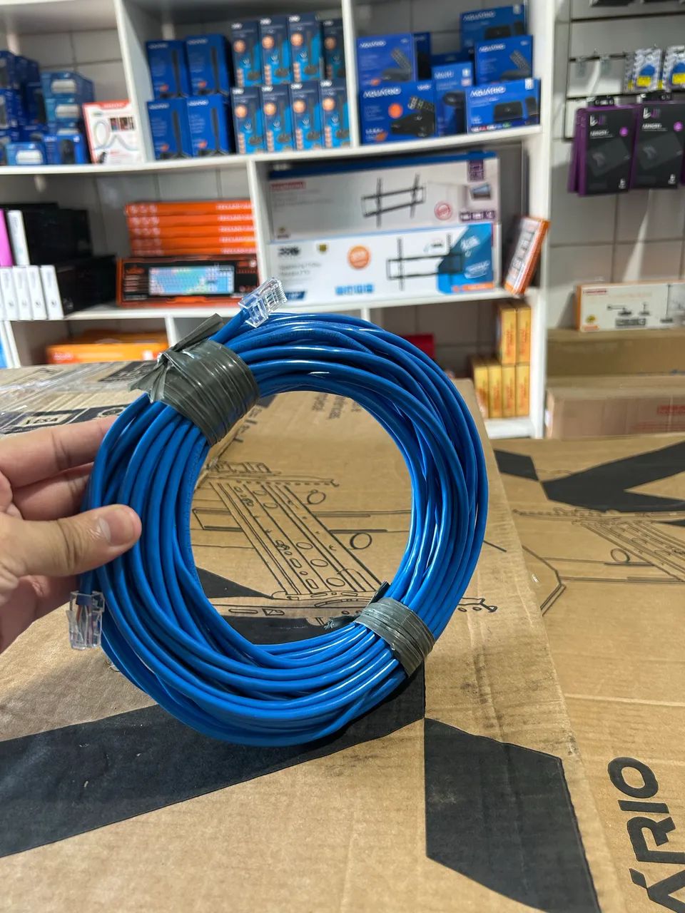 Cabo de Rede Internet 20 Metros para PC/ Notebook / console 