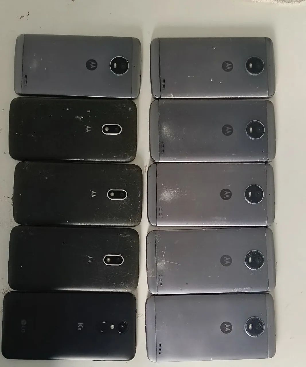 Lote Celular com defeito na tela moto E4