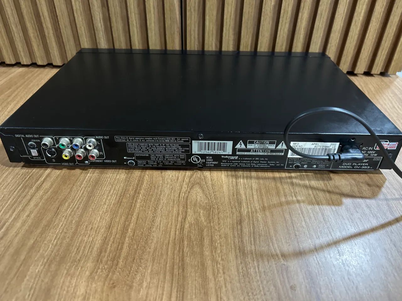 CD / DVD Pioneer DV 353 - Funcionando  - Foto 5