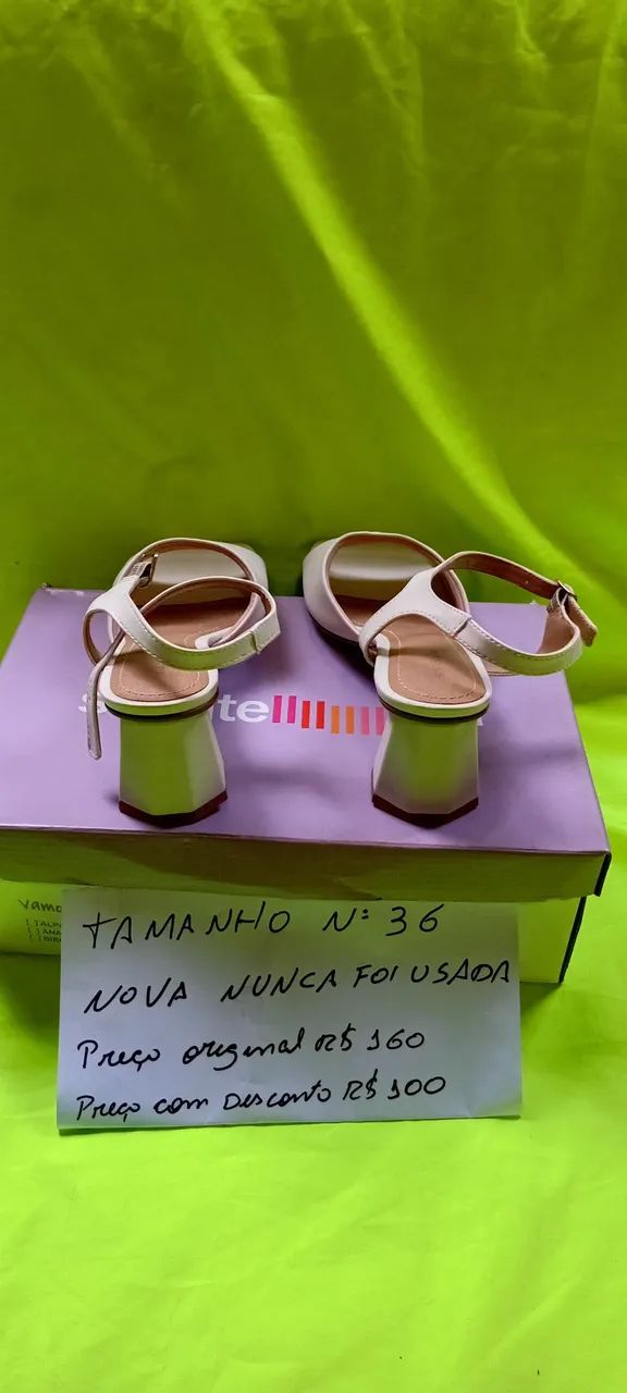 sandália Branca  - Foto 2