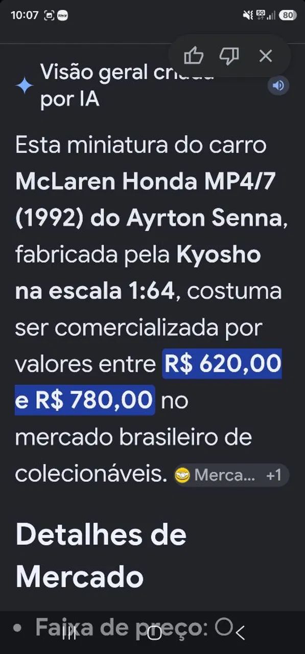 Miniatura Ayrton Senna.  - Foto 3