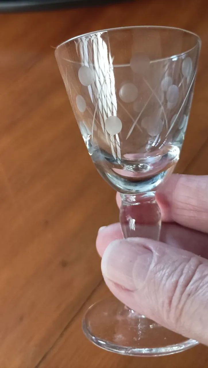 Cálice de licor vintage  - Foto 4