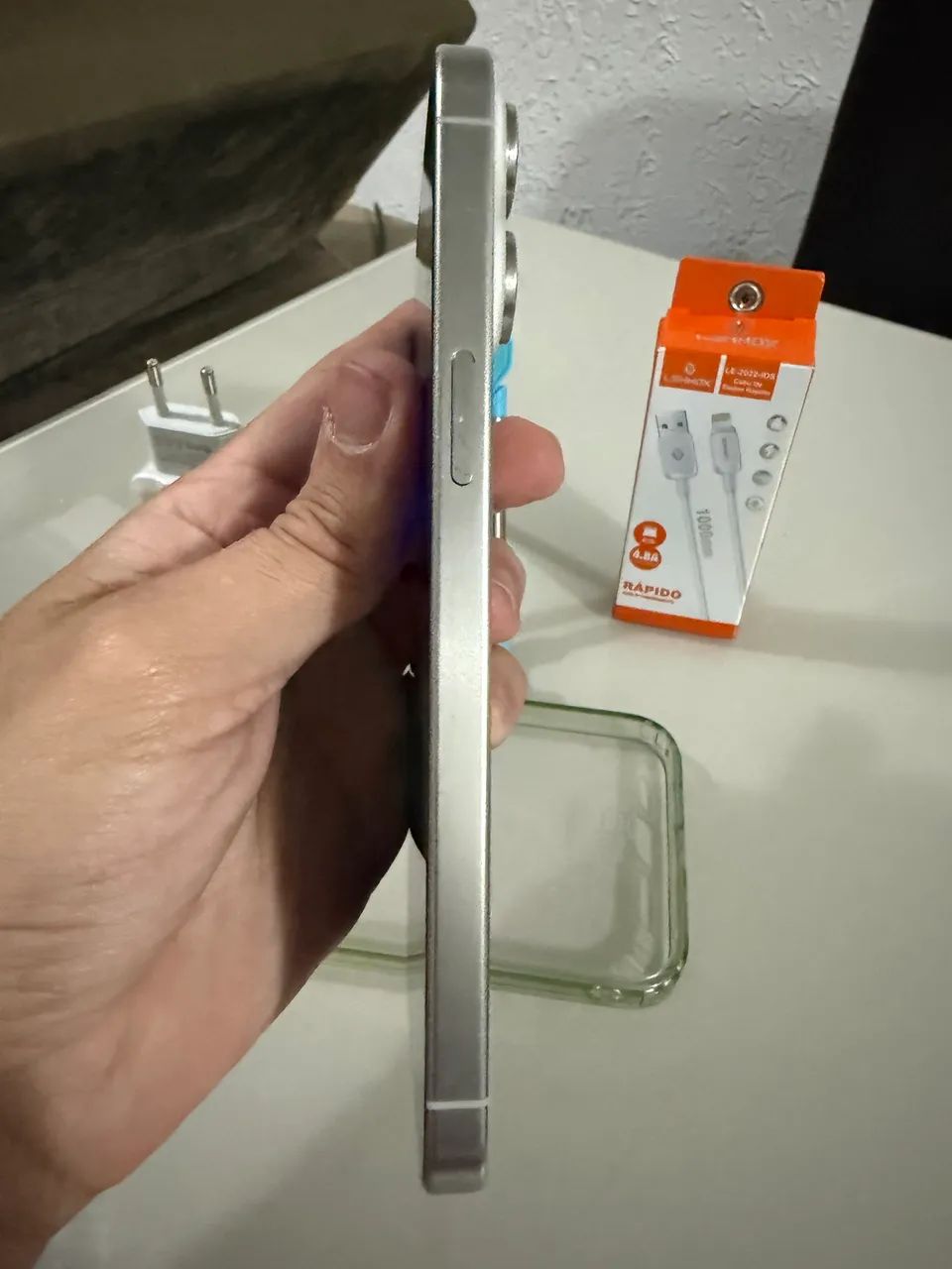 Iphone 15 pro max 256GB - aceito troca e cartão  - Foto 2